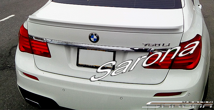 Custom BMW 7 Series Trunk Wing  Sedan (2009 - 2014) - $319.00 (Manufacturer Sarona, Part #BM-061-TW)